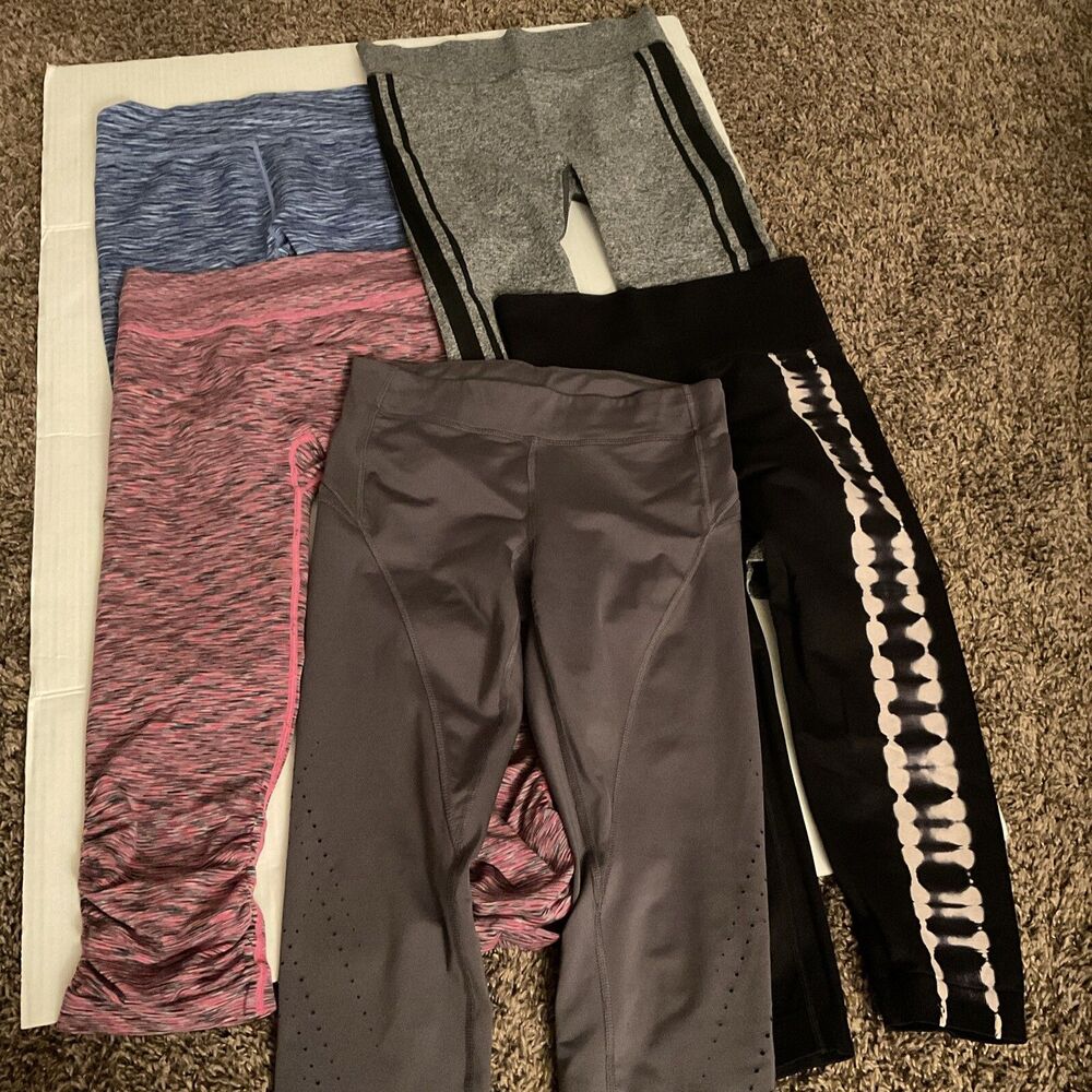 Dri-Fit Cropped Leggings Athletic Seafoam  Arious Colors 5 Pack Small Gym Gear